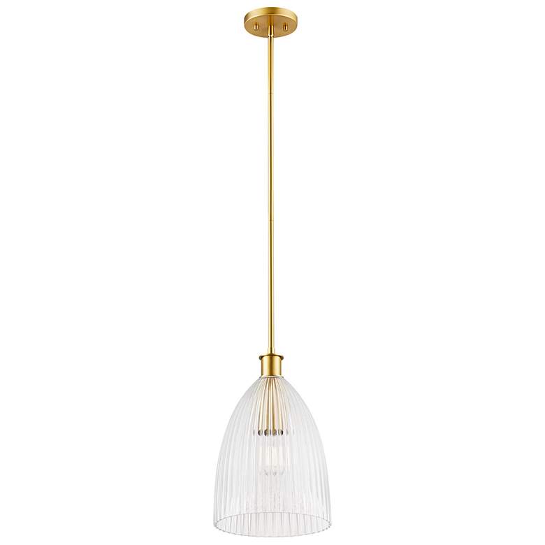 Image 5 1-Light Pendant in Natural Brass more views