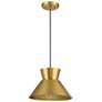 2_1-Light Pendant in Natural Brass more views