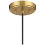 5_1-Light Pendant in Natural Brass more views
