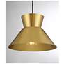 6_1-Light Pendant in Natural Brass more views