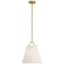 1_1-Light Pendant in Natural Brass