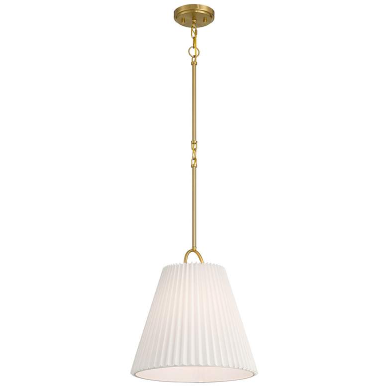 Image 5 1-Light Pendant in Natural Brass more views