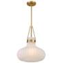 3_1-Light Pendant in Natural Brass more views