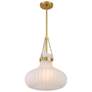 5_1-Light Pendant in Natural Brass more views