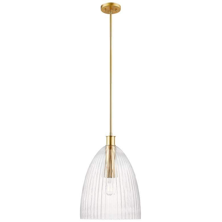 Image 3 1-Light Pendant in Natural Brass more views