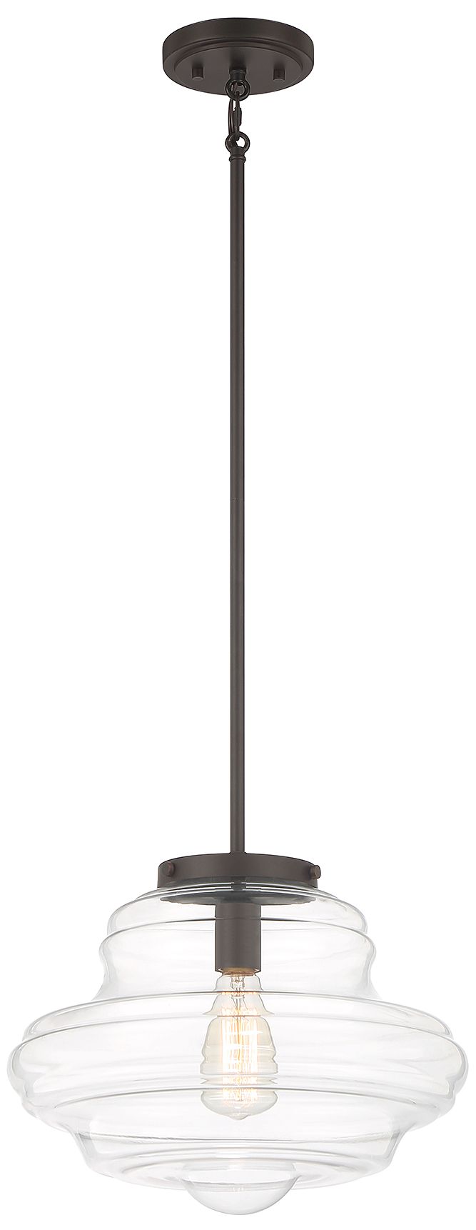 Image 3 1-Light Pendant in Oil Rubbed Bronze more views
