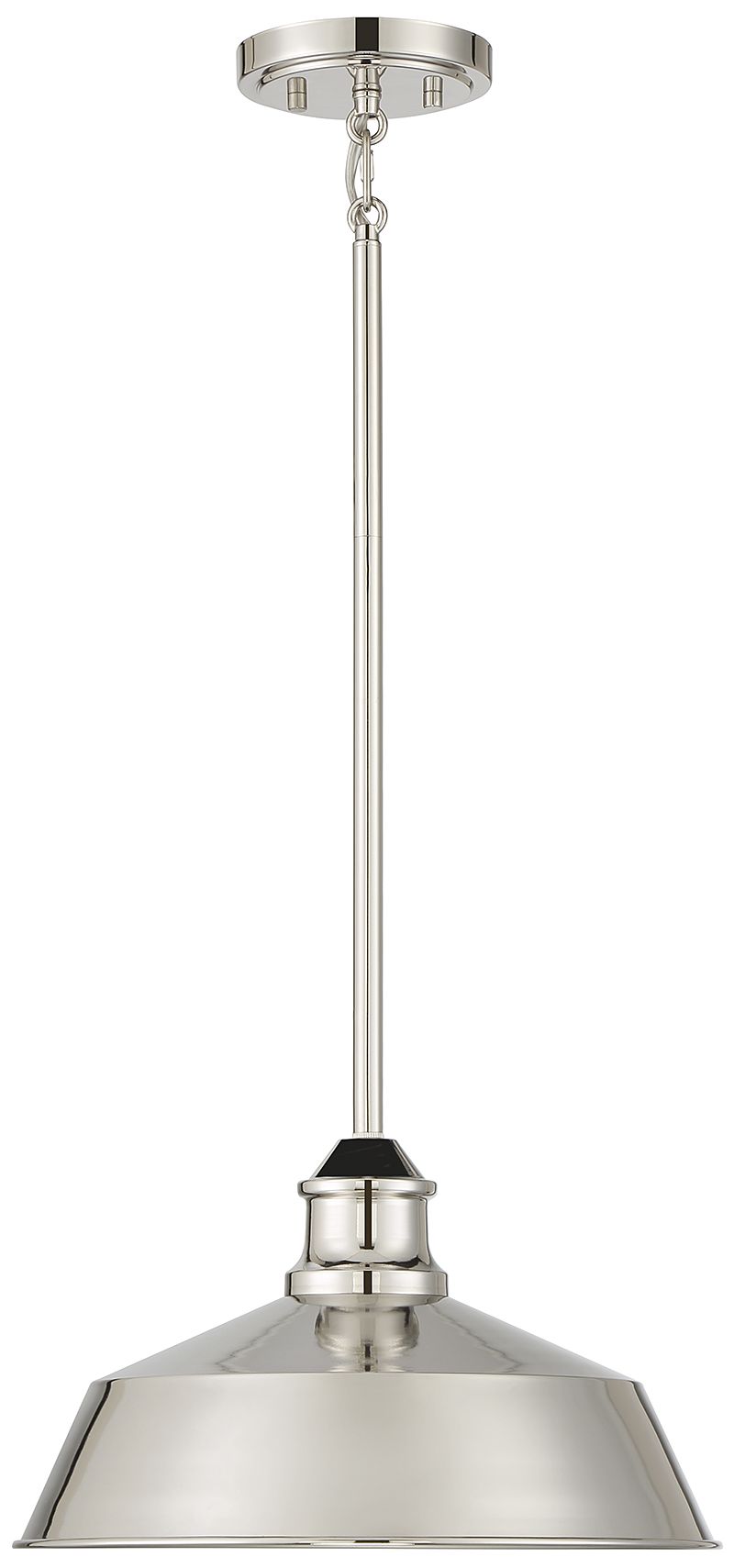 Image 3 1-Light Pendant in Polished Nickel more views