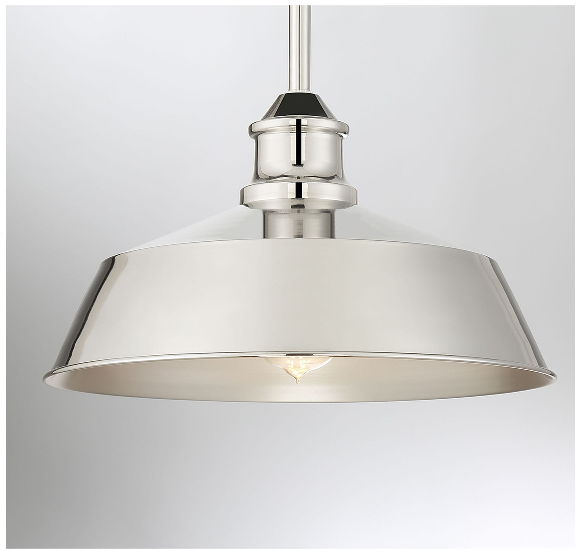 Image 5 1-Light Pendant in Polished Nickel more views