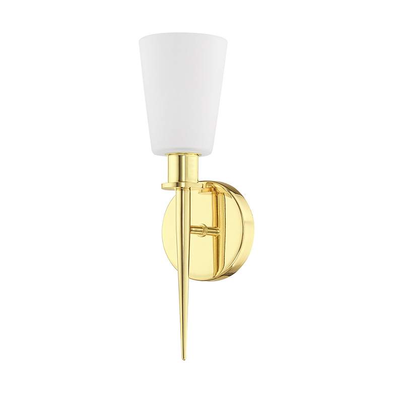 Image 3 1 Light Polished Brass ADA Wall Sconce more views