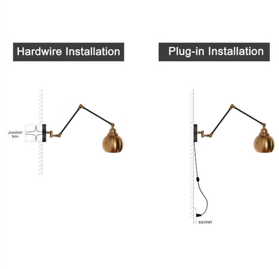 Image 5 1-Light Polished Brass Swing Arm Wall Light more views