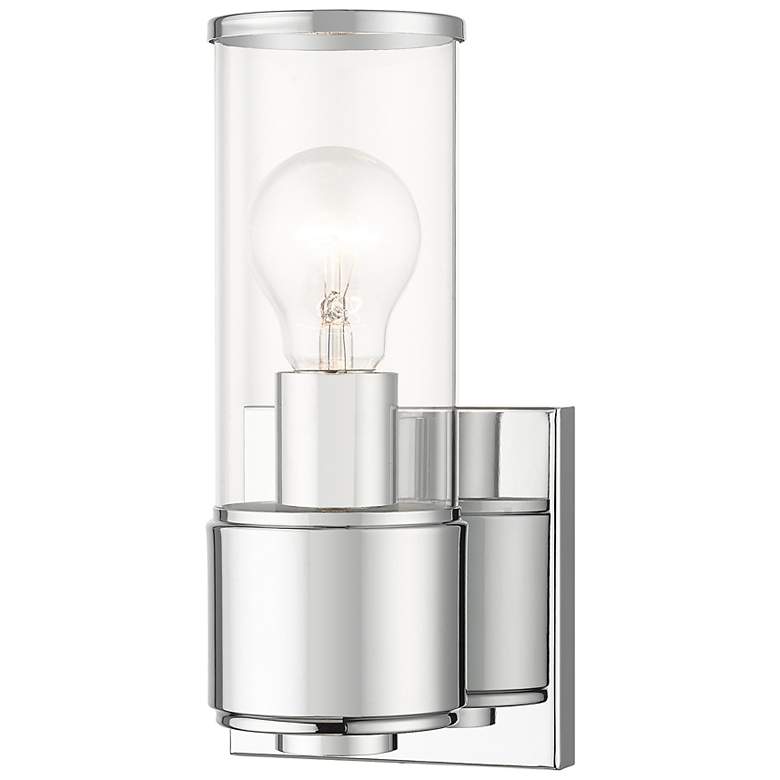 Image 2 1 Light Polished Chrome ADA Sconce