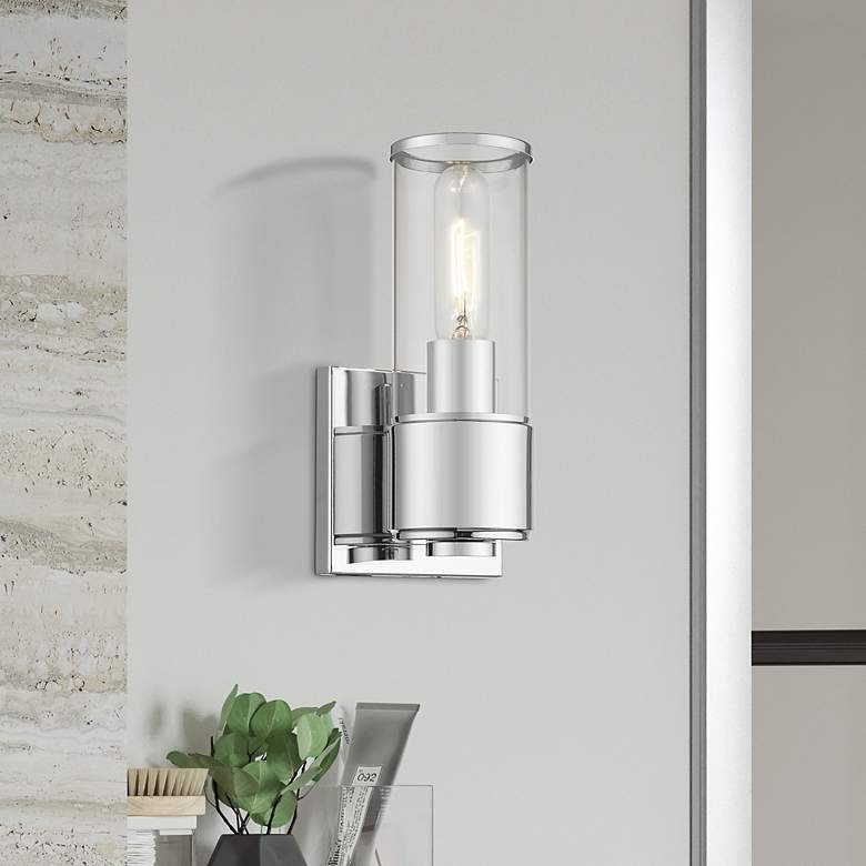 Image 1 1 Light Polished Chrome ADA Sconce