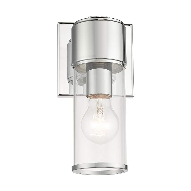 Image 4 1 Light Polished Chrome ADA Sconce more views