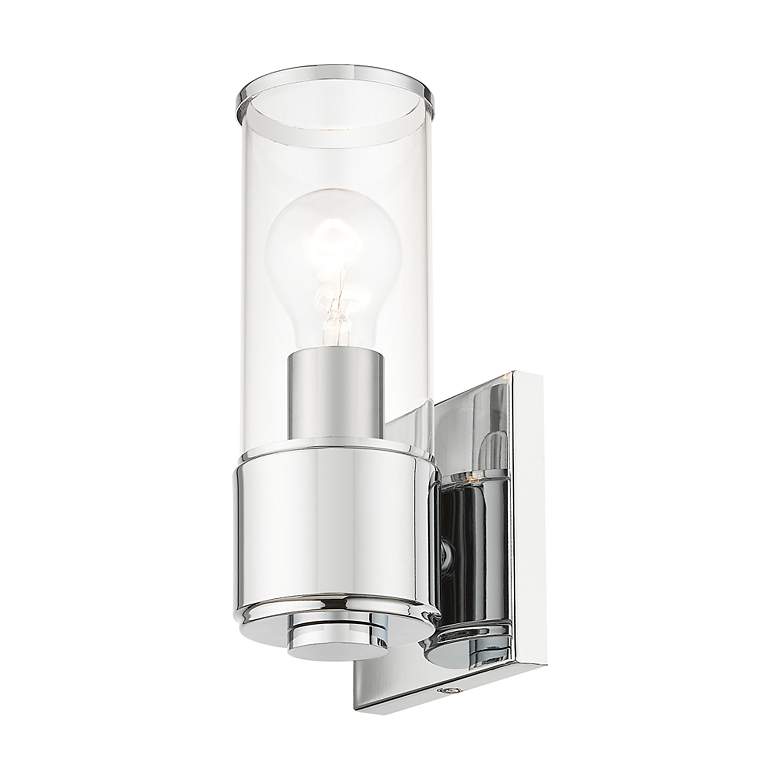 Image 6 1 Light Polished Chrome ADA Sconce more views