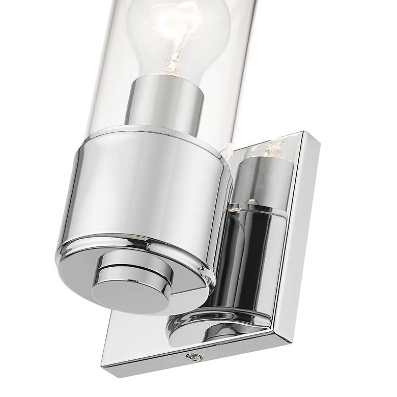 Image 7 1 Light Polished Chrome ADA Sconce more views
