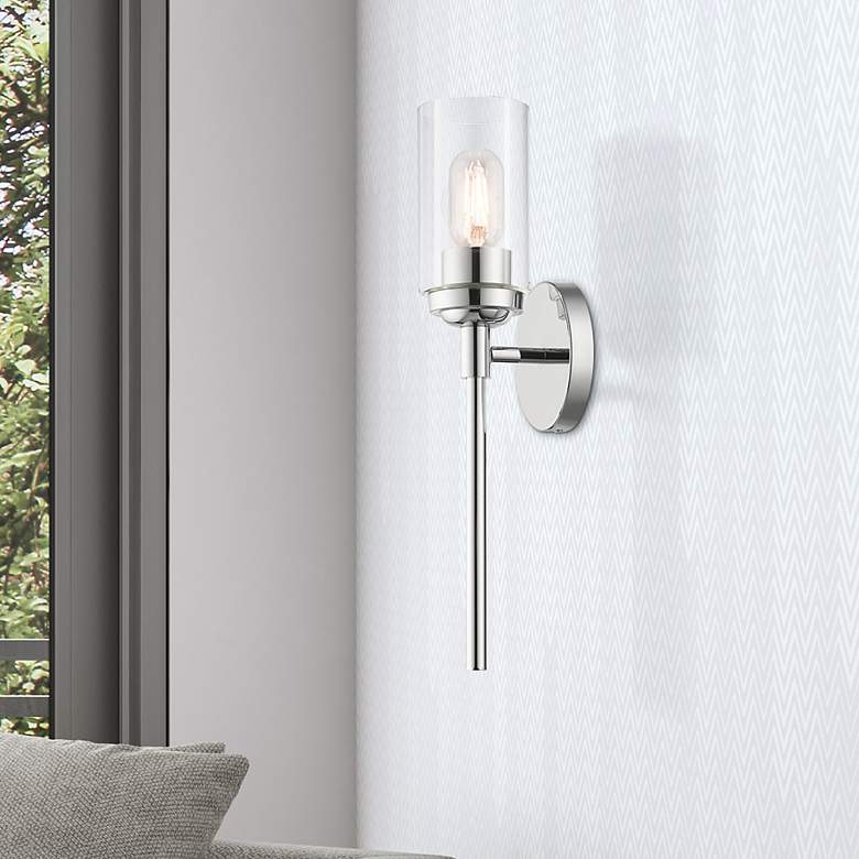 Image 1 1 Light Polished Chrome ADA Sconce