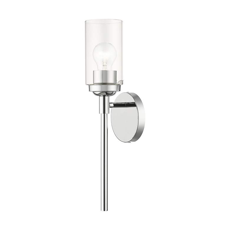 Image 6 1 Light Polished Chrome ADA Sconce more views