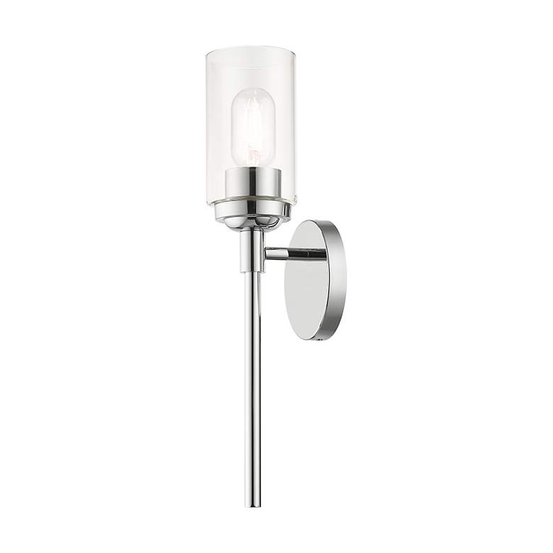 Image 7 1 Light Polished Chrome ADA Sconce more views
