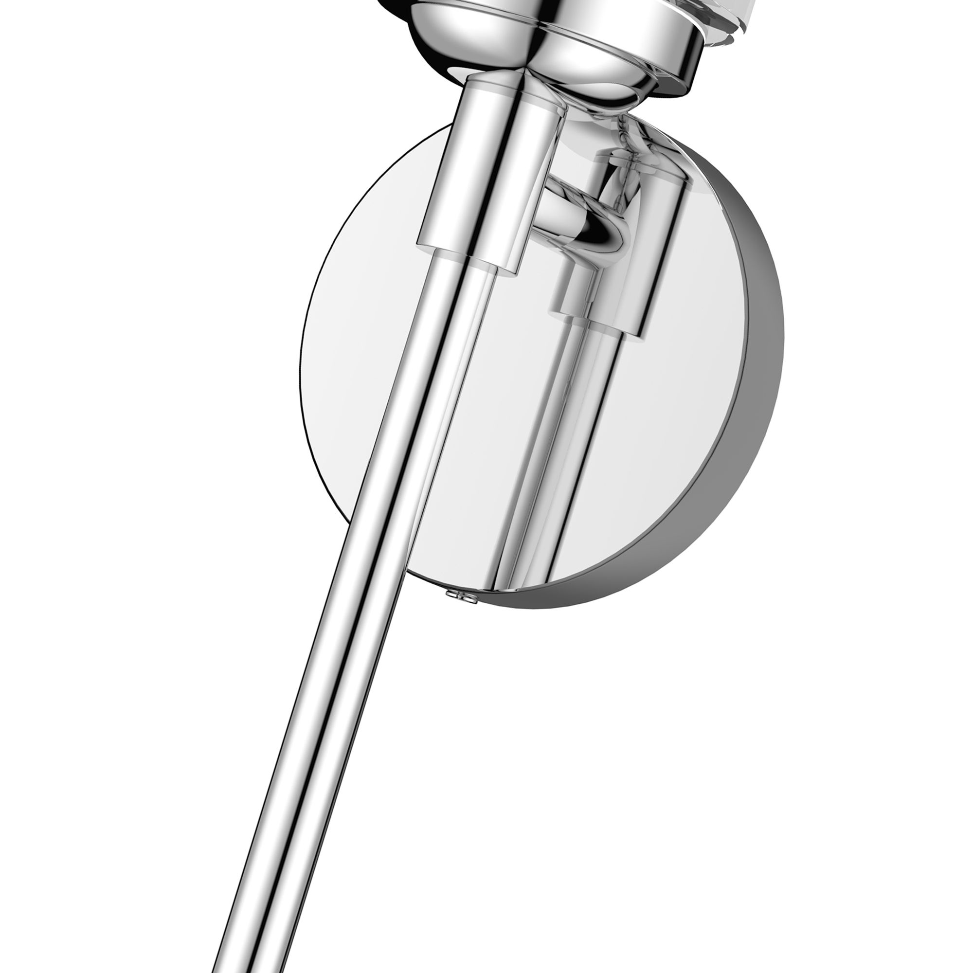 1 Light Polished Chrome ADA Sconce