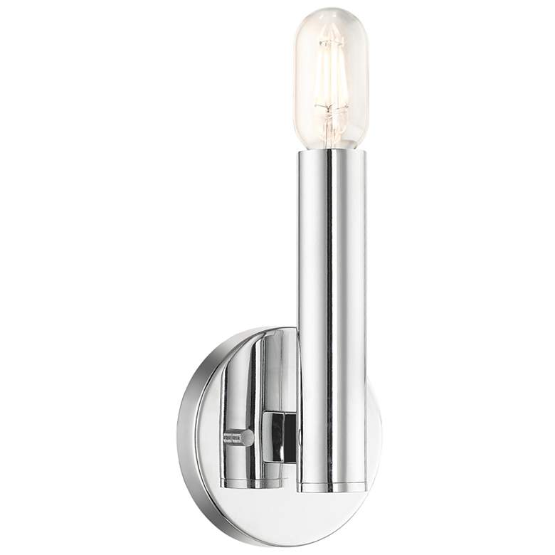Image 1 1 Light Polished Chrome ADA Sconce