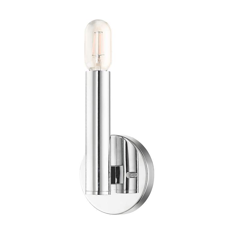 Image 3 1 Light Polished Chrome ADA Sconce more views