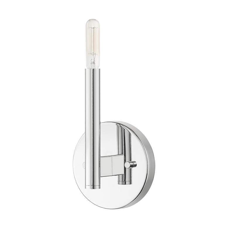 Image 3 1 Light Polished Chrome ADA Sconce more views