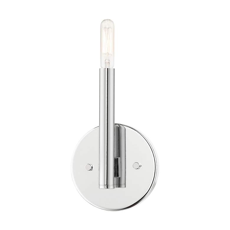 Image 5 1 Light Polished Chrome ADA Sconce more views