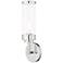 1 Light Polished Chrome ADA Wall Sconce