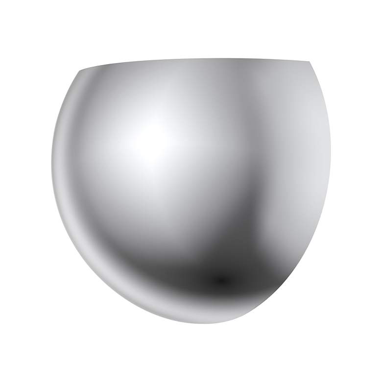 Image 3 1 Light Polished Chrome Wall Sconce more views