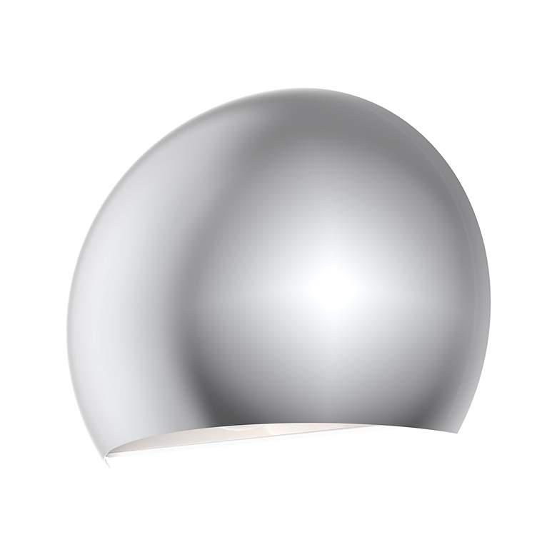 Image 6 1 Light Polished Chrome Wall Sconce more views