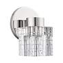 3_1 Light Polished Nickel Crystal Single Sconce more views