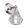 4_1 Light Polished Nickel Crystal Single Sconce more views