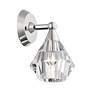 5_1 Light Polished Nickel Crystal Single Sconce more views