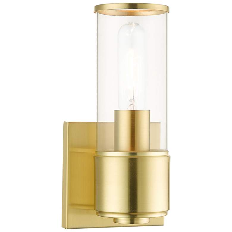 Image 1 1 Light Satin Brass ADA Sconce