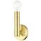 1 Light Satin Brass ADA Sconce