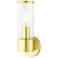 1 Light Satin Brass ADA Single Sconce