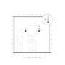 1 Light Satin Brass ADA Single Sconce