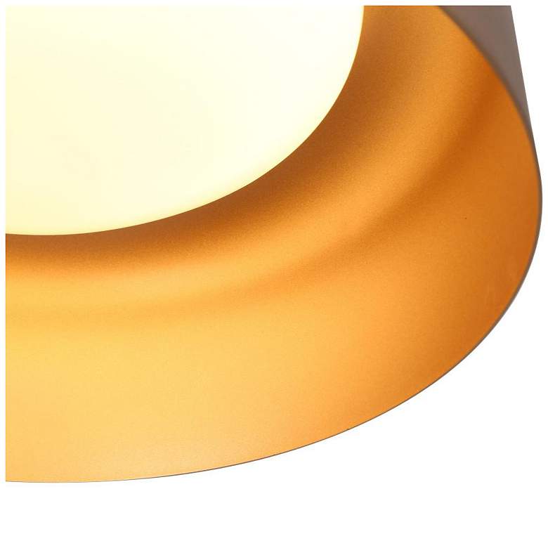 Image 3 1-light Satin Gold LED Ceiling Lamp more views
