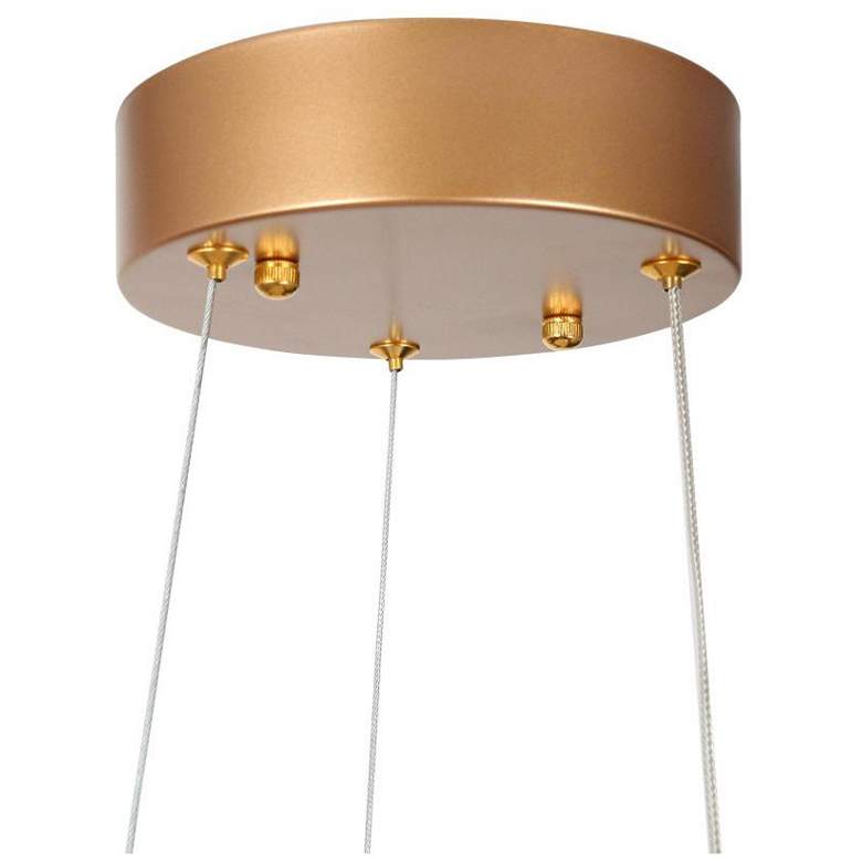 Image 4 1-light Satin Gold LED Pendant Lamp more views