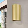 1_1 Light Satin Gold Outdoor or Indoor ADA Medium Sconce