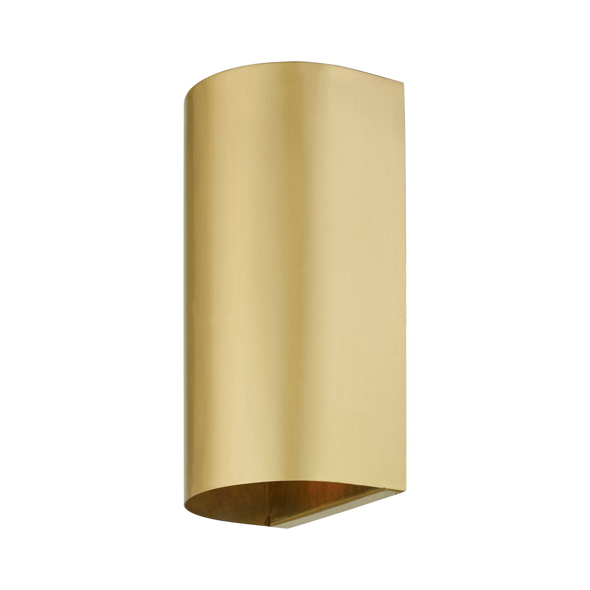 1 Light Satin Gold Outdoor or Indoor ADA Medium Sconce