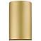 1 Light Satin Gold Outdoor or Indoor ADA Small Sconce