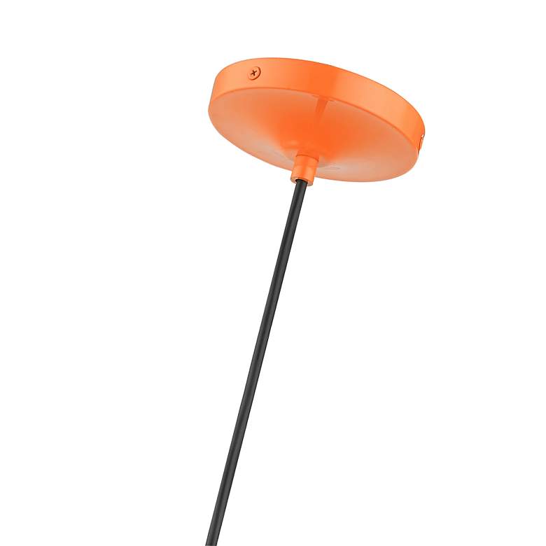 Image 7 1 Light Shiny Orange Pendant more views
