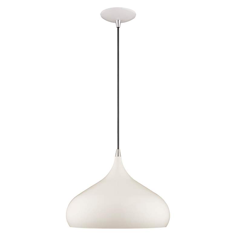 Image 5 1 Light Shiny White Mini Pendant more views