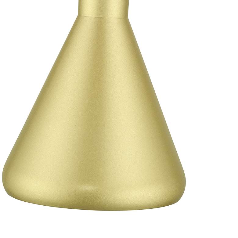 Image 4 1 Light Soft Gold Cone Mini Pendant with Soft Gold Aluminum Shade more views