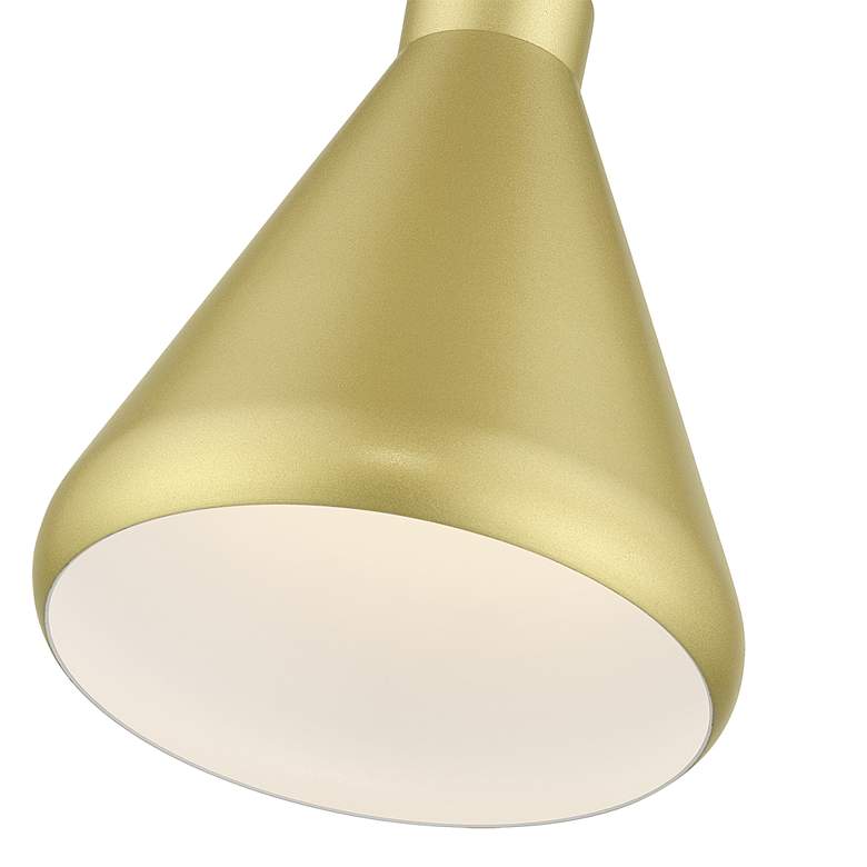 Image 5 1 Light Soft Gold Cone Mini Pendant with Soft Gold Aluminum Shade more views