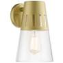2_1 Light Soft Gold Outdoor Medium Wall Lantern