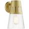1 Light Soft Gold Outdoor Medium Wall Lantern