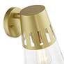 1 Light Soft Gold Outdoor Medium Wall Lantern