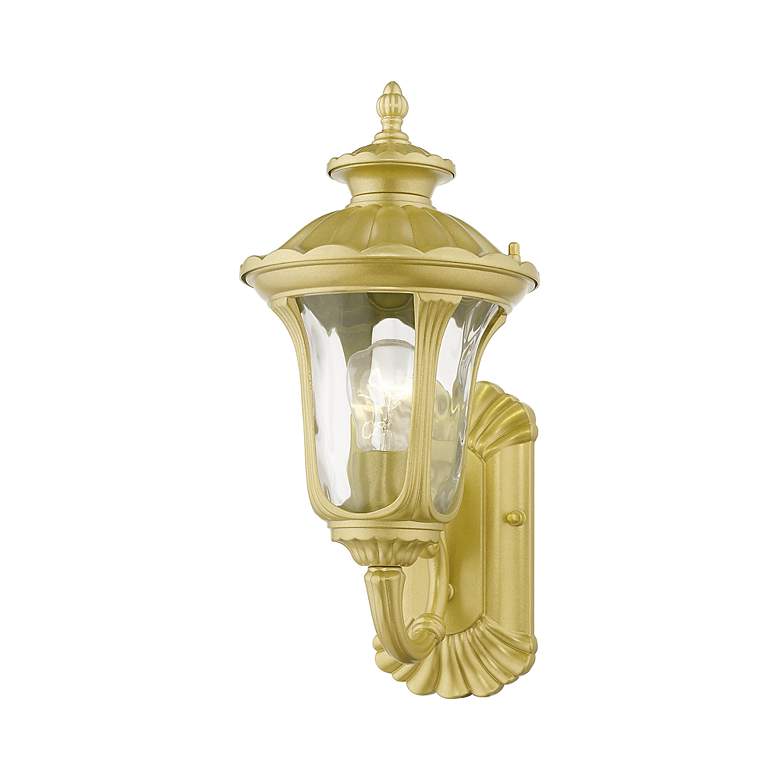 Image 5 1 Light Soft Gold Outdoor Small Wall Lantern more views